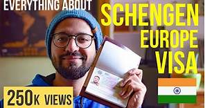 Schengen VISA for INDIANS | How to Apply | Documents | Cost | Europe Tourist VISA