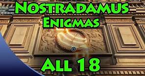 Assassin's Creed Unity - Nostradamus Enigma Solutions [All 18] Puzzle Locations (From the Past)