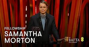 Samantha Morton collects her BAFTA Fellowship Award | EE BAFTA Film Awards 2024