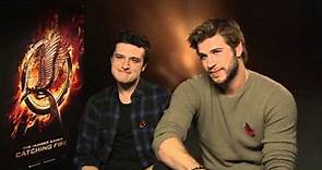 Liam Hemsworth and Josh Hutcherson Hunger Games