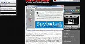 How to Use and Install Spybot Search&Destroy