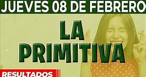 Resultado del sorteo Primitiva del Jueves 8 de Febrero del 2024.