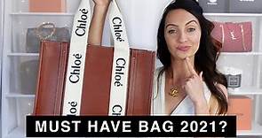 MUST-HAVE DESIGNER BAG 2021? 😮 Chloe Woody Tote Bag Review & Outfit Styling