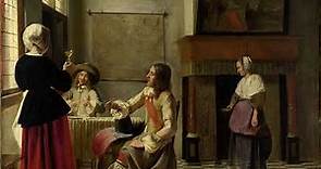 Pieter de Hooch - Paintings by Pieter de Hooch in the National Gallery, London, UK.