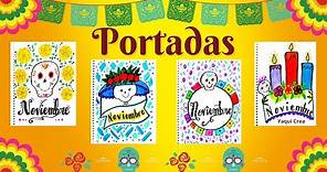 PORTADAS de NOVIEMBRE inspiradas en las CATRINAS | Portadas del Día de Muertos