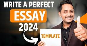 Write a Perfect Essay in 2024 - Templet for PTE to Score 90/90 | Skills PTE Academic