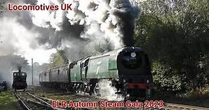 East Lancashire Railway Autumn Steam Gala 2023