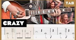 Aerosmith - Crazy - Guitar Tab | Lesson | Cover | Tutorial