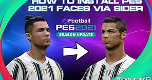 How to Install PES 2021 to PES 2018 Faces via Sider