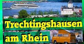 Urlaub am Rhein Trechtingshausen am Rhein Camping Burg Reichenstein Rundgang
