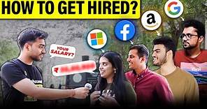 Asking Facebook, Google, Microsoft Engineers How To Get Hired and Their Salaries