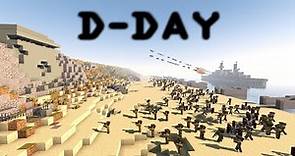 World War 2 in Minecraft - D-Day