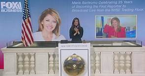 Maria Bartiromo rings opening bell to mark 25th anniversary on Wall Street