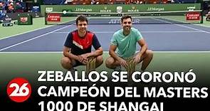 Horacio Zeballos se coronó campeón del Masters 1000 de Shangai