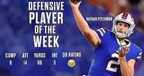 Every Career Nathan Peterman Interception || 2019