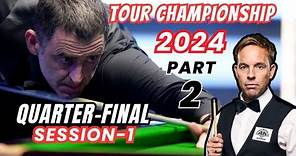Ronnie O'Sullivan vs Ali Carter | Tour Championship Snooker 2024 | Session 1 - Part 2
