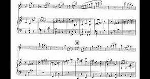 André Jolivet - Flute Concerto (1949) [Score-Video]