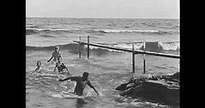 La Mer: Baignade en Mer (Bathing in the Sea) (1895) Louis Lumiere