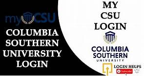 Login to mycsu Student Portal | Sign In mycsu Blackboard Columbia Southern University