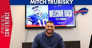 Mitch Trubisky: “Happy To Be Back" | Buffalo Bills