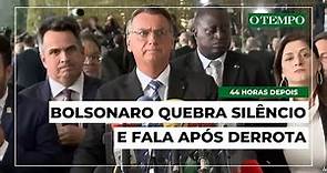 Assista ao discurso de Bolsonaro após derrota nas eleições