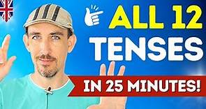 ALL 12 Verb Tenses in English… EXPLAINED! 🔥