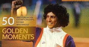 Fatima Whitbread sets a world record in the qualifiers | 50 Golden Moments