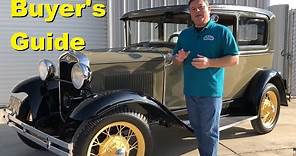 Ford Model A Buyer's Guide - How to buy a 1928-1931 Ford Model A