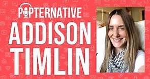 Addison Timlin talks about her film When I'm a Moth and much more!