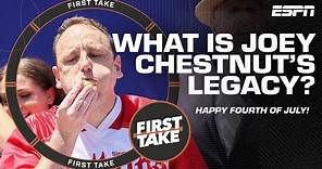 Is Joey Chestnut an ALL-TIME ATHLETE!? 🌭🤯 + Who's your favorite U.S. Olympian? 🇺🇸 | First Take