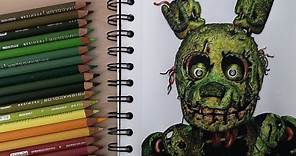 Drawing Springtrap - FNaF 3