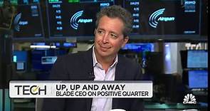 Blade CEO Rob Wiesenthal on the company's positive quarter