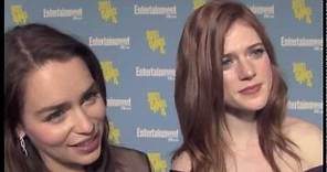 Emilia Clarke and Rose Leslie Interview - Game of Thrones Season 3