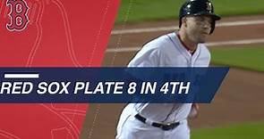 Red Sox score 8 in 4th inning en route to 15-7 win