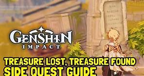 Genshin Impact Treasure Lost, Treasure Found Side Quest Guide
