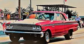 1963 Ford Fairlane drag car. First startup of the year!