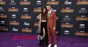 Natasha Halevi and Sean Gunn “Avengers Infinity War” World Premiere Purple Carpet