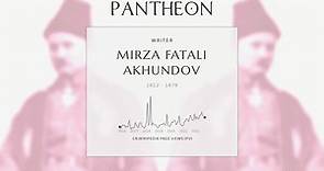 Mirza Fatali Akhundov Biography | Pantheon