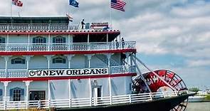 Mississippi River cruise on the Paddleboat "City of New Orleans"