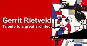 Gerrit Rietveld, a great architect, tribute