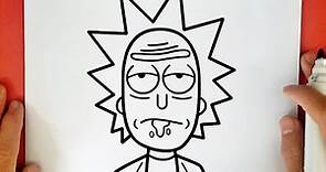 HOW TO DRAW RICK FROM RICK AND MORTY
