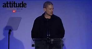 Wentworth Miller takes the title of Man of the Year at the Attitude Awards 2016 (October 10)