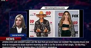 Country Star Jimmie Allen Announces 'On My Way' Remix With Jennifer Lopez - 1breakingnews.com