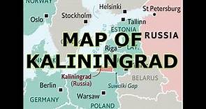 MAP OF KALININGRAD