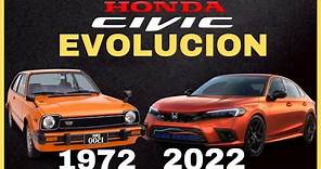 🔴 51 AÑOS DEL HONDA CIVIC | UN VISTAZO A SUS ONCE GENERACIONES -EVOLUCION DEL HONDA CIVIC\ CAR POWER