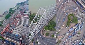 Howrah Bridge | Rabindra Setu | Incredible India | Drone Shot
