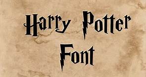 Harry Potter Font | Free Font Download