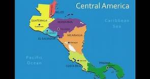 Mapas de Centroamérica con Nombres