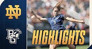 Irish Score 3 on the Road | Highlights vs Bowling Green | Notre Dame Women's Soccer