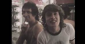 Bon Scott and Angus Young 11/8/1978 - "it's like infinity rock and roll"